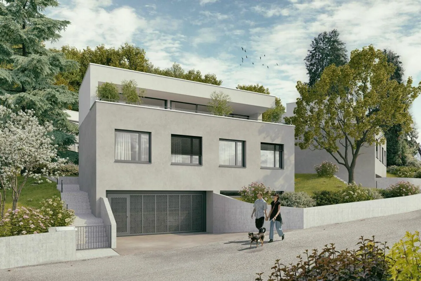 Exklusive Einfamilienhaus mit Weitblick - Foto 1 von 9