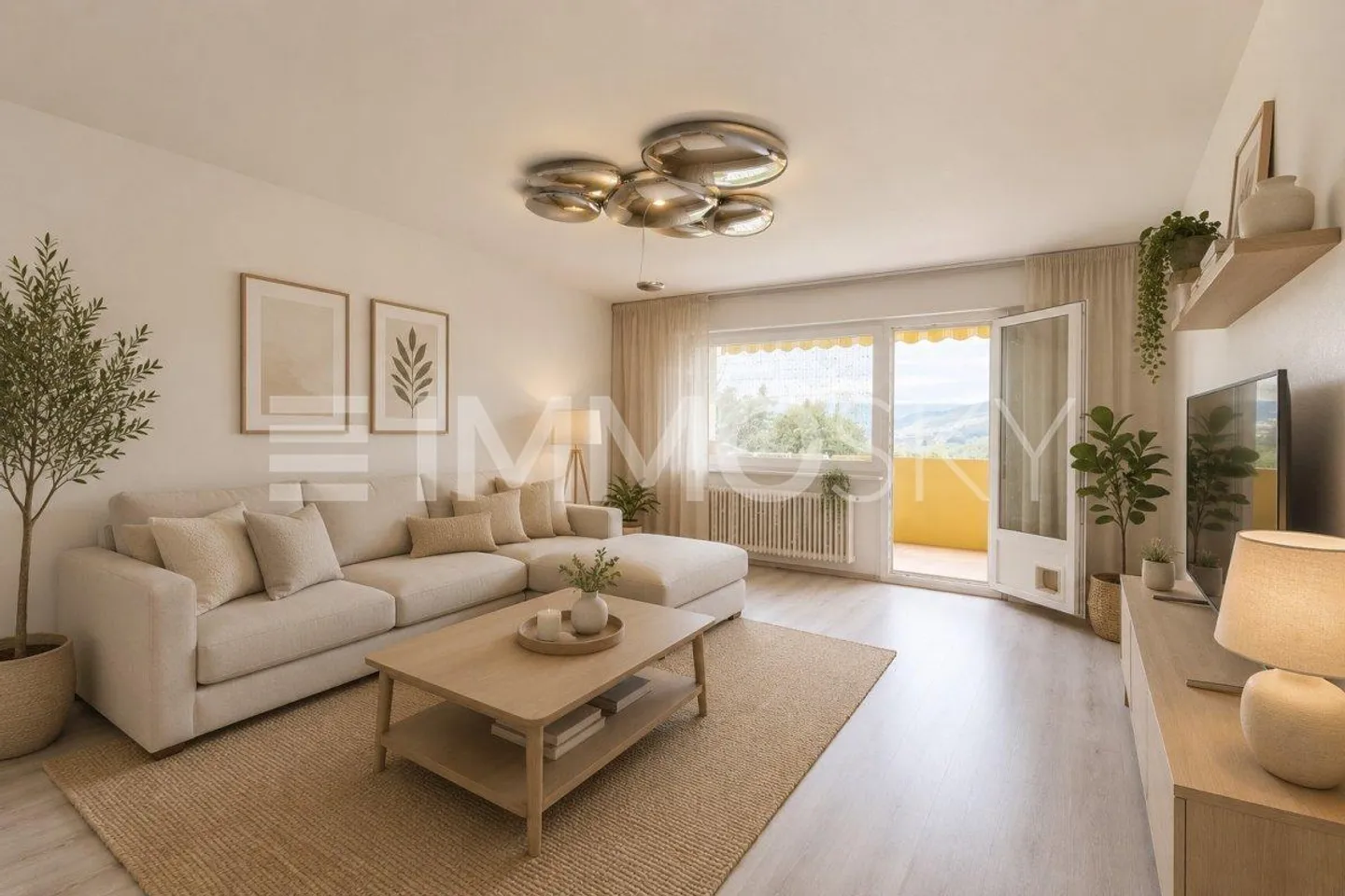 Appartement spacieux de 3,5 pièces à Chernex avec vue imprenable - Photo 1 sur 5