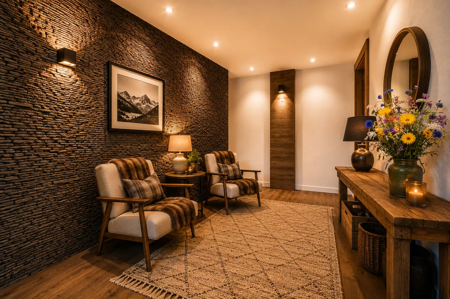 Magnifique appartement rénové avec grandes terrasses de ski IN/OUT - Photo 4 sur 11