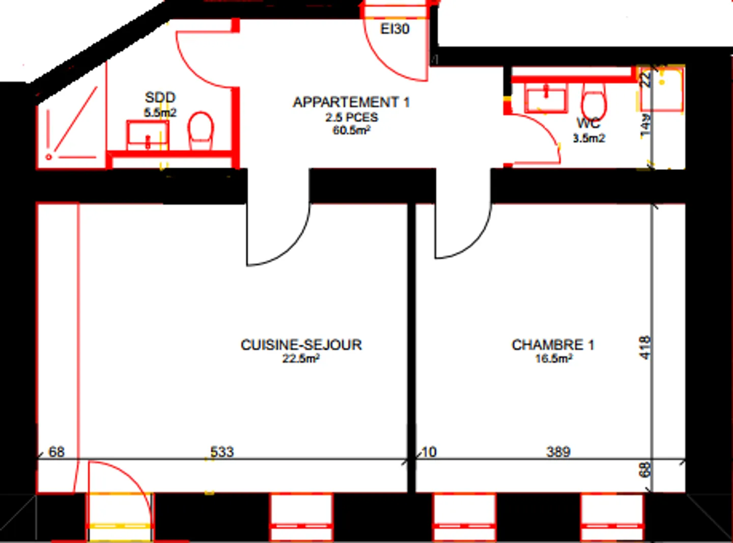 2,5-Zimmer-Wohnung - Foto 10 von 10