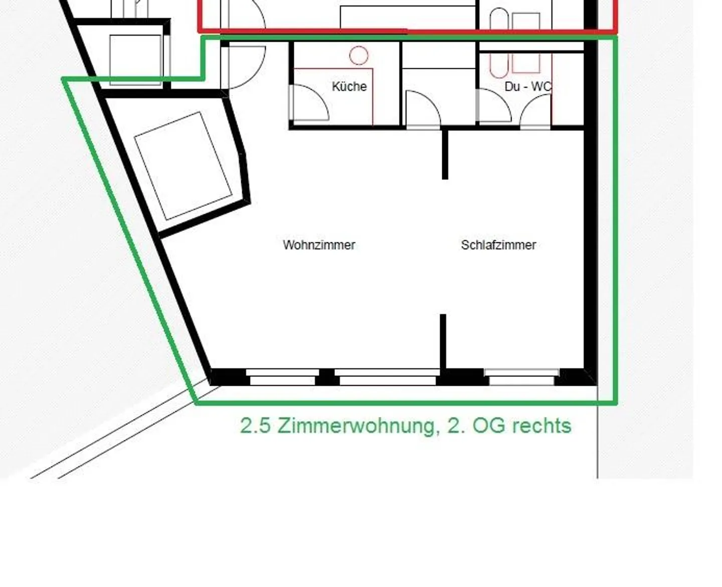 Appartement 2.5 pièces au cœur d'Aarau - Photo 5 sur 5