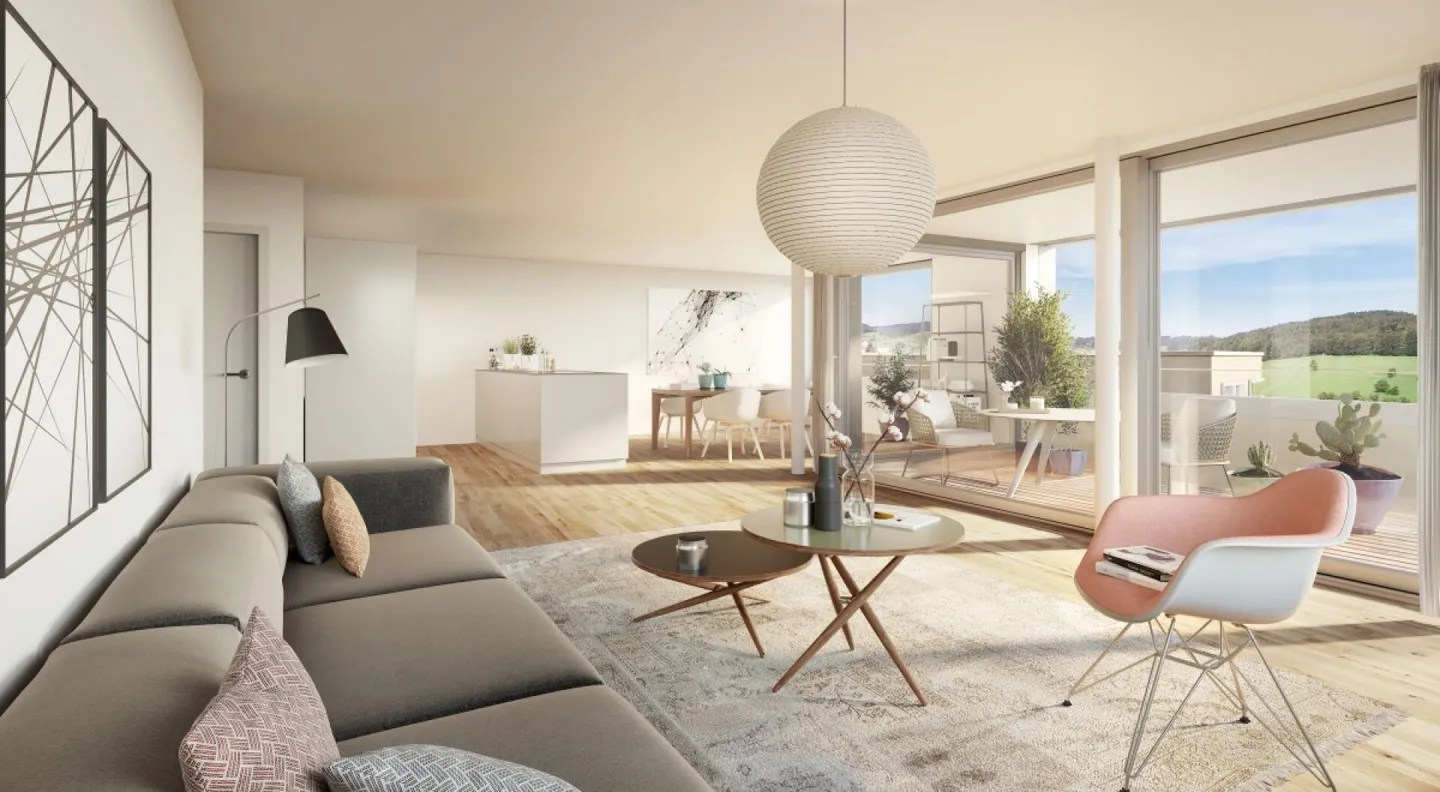 3.5 Zi.-Wohnung - Neualtwil - Wohnen auf der Sonnenseite - Photo 2 of 4