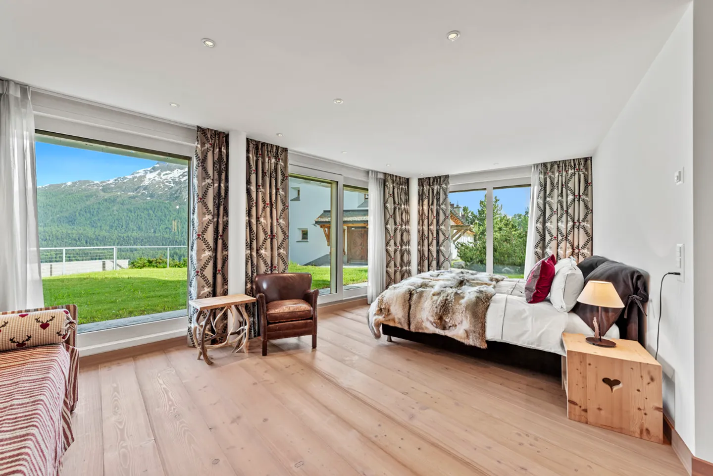 St. Moritz : Chesa Sylvestris (Résidence secondaire) : Rêve de vie avec vue sur le lac - Photo 4 sur 7