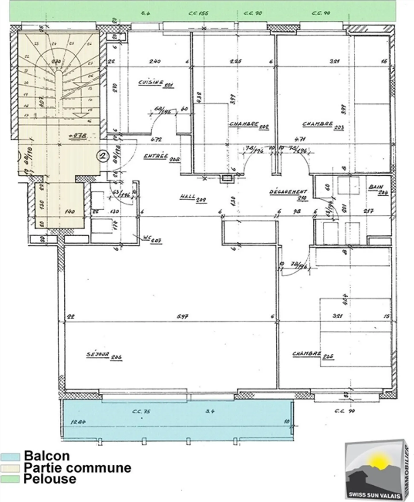 SION. Je suis "TOP-PLATTA" Appartement Rasen 4.5 pièces de 96 m² - Photo 15 sur 15