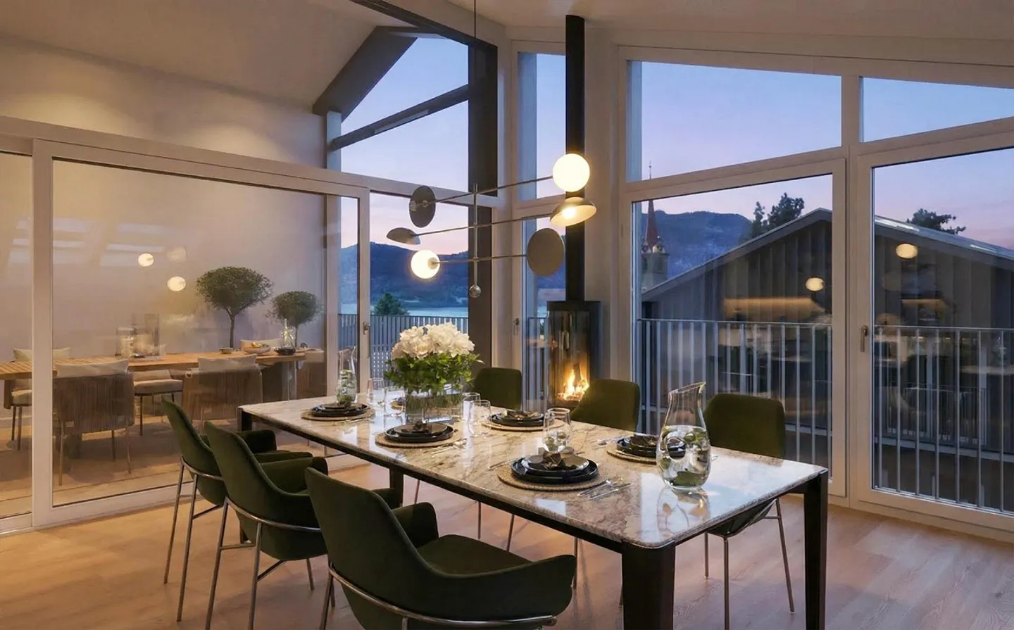 Dachwohnung mit Seeblick - Foto 2 von 8