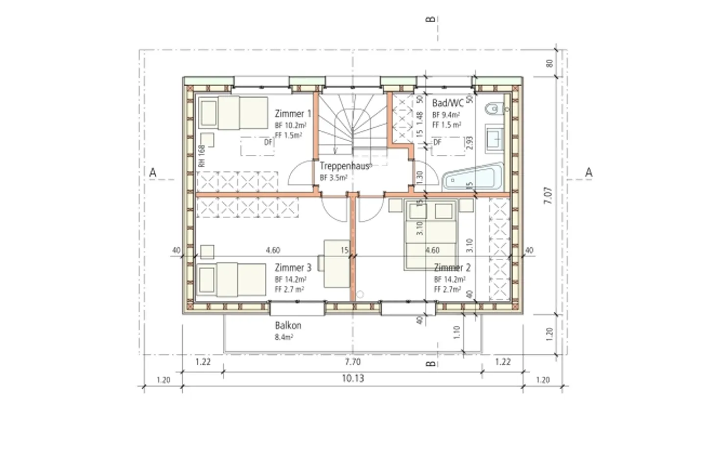 New 5½ to 6½ Room Single-Family House in a Scenic Hill Location - Photo 11 of 12