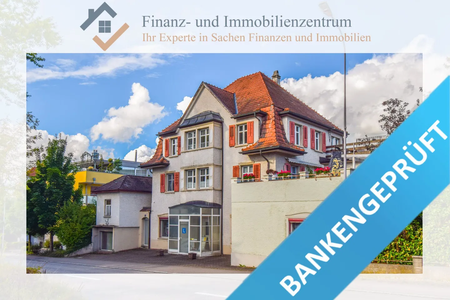 Mehrfamilienhaus (ZFH) mit grosszügiger Gewerbefläche und Nebengebäude in Erlen; BR: 6.00% - Foto 1 von 25