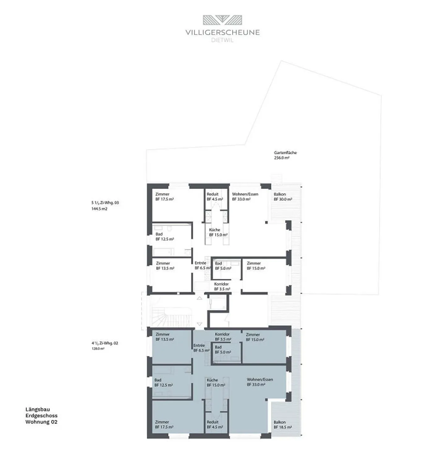 Villigerscheune 4.5 Pièces Appartement Rez-de-Chaussée - Photo 8 sur 9