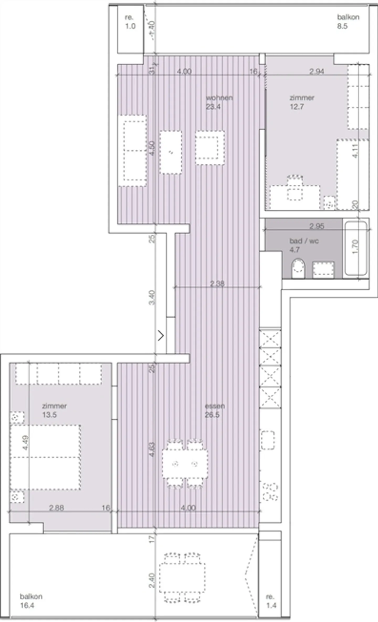 3½ ROOM APARTMENT IN BERN - MATTENHOF, FURNISHED, TEMPORARY - Photo 10 of 10