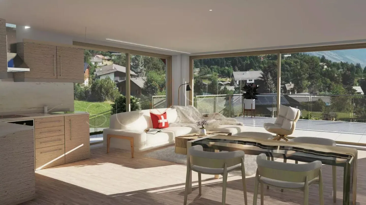 Raro - 3.5 stanze con vista panoramica e giardino privato - Foto 3 di 13