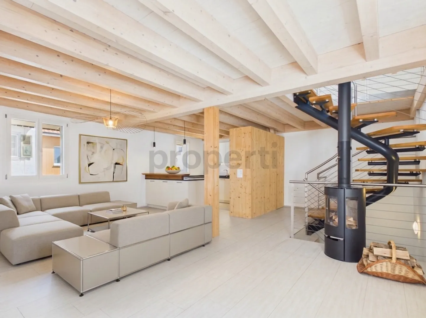 Stilvolles Loft-Haus in Liesberg - Foto 1 von 9