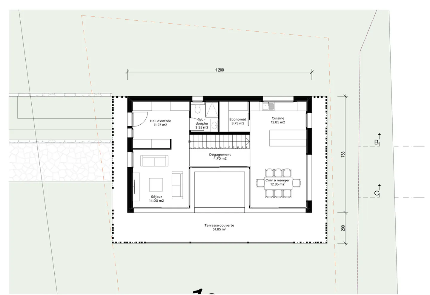 Casa singola in affitto - Foto 3 di 5