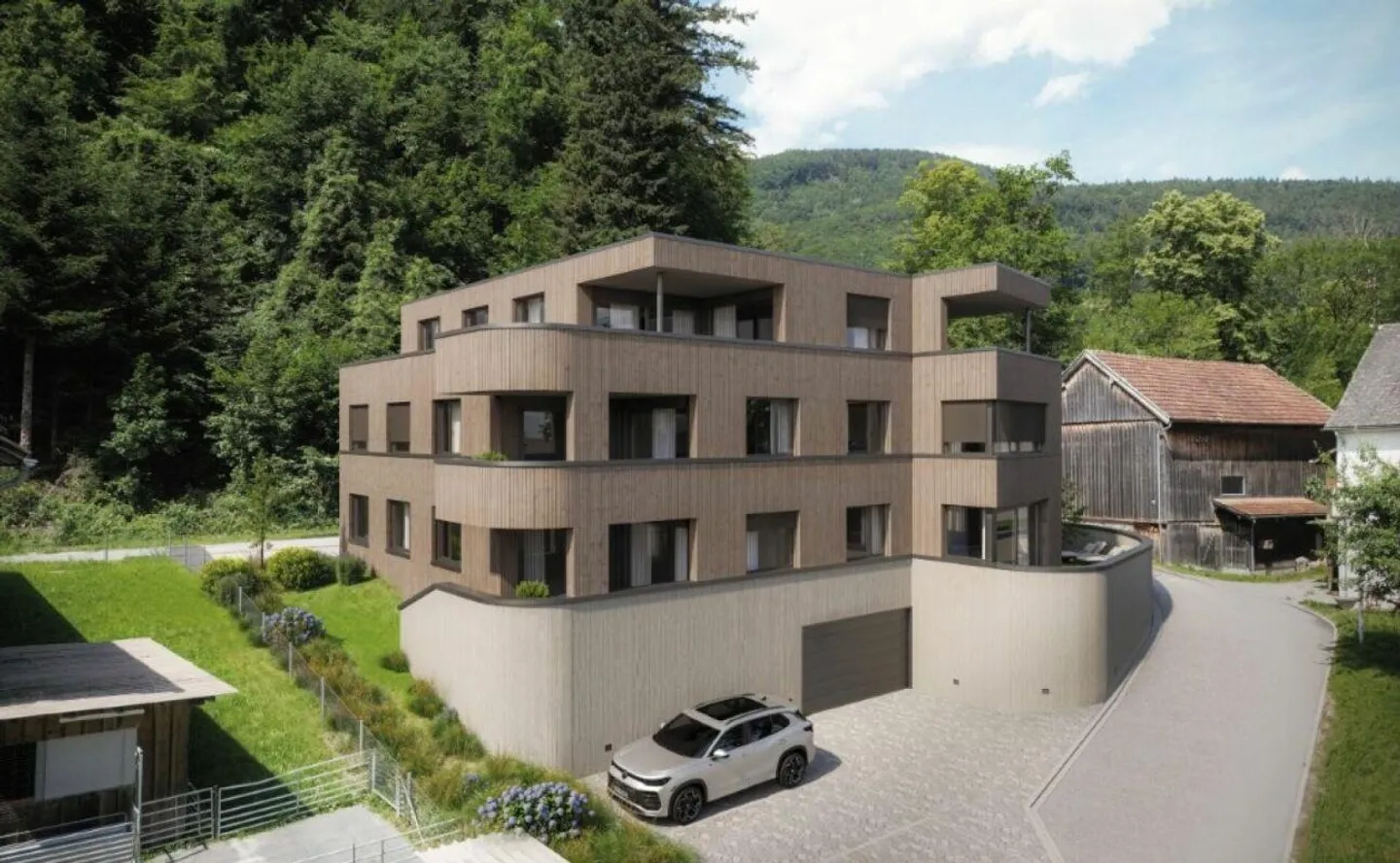 Attraente appartamento attico di 3 ½ stanze in una zona residenziale idilliaca e tranquilla al margine della foresta - Foto 1 di 1