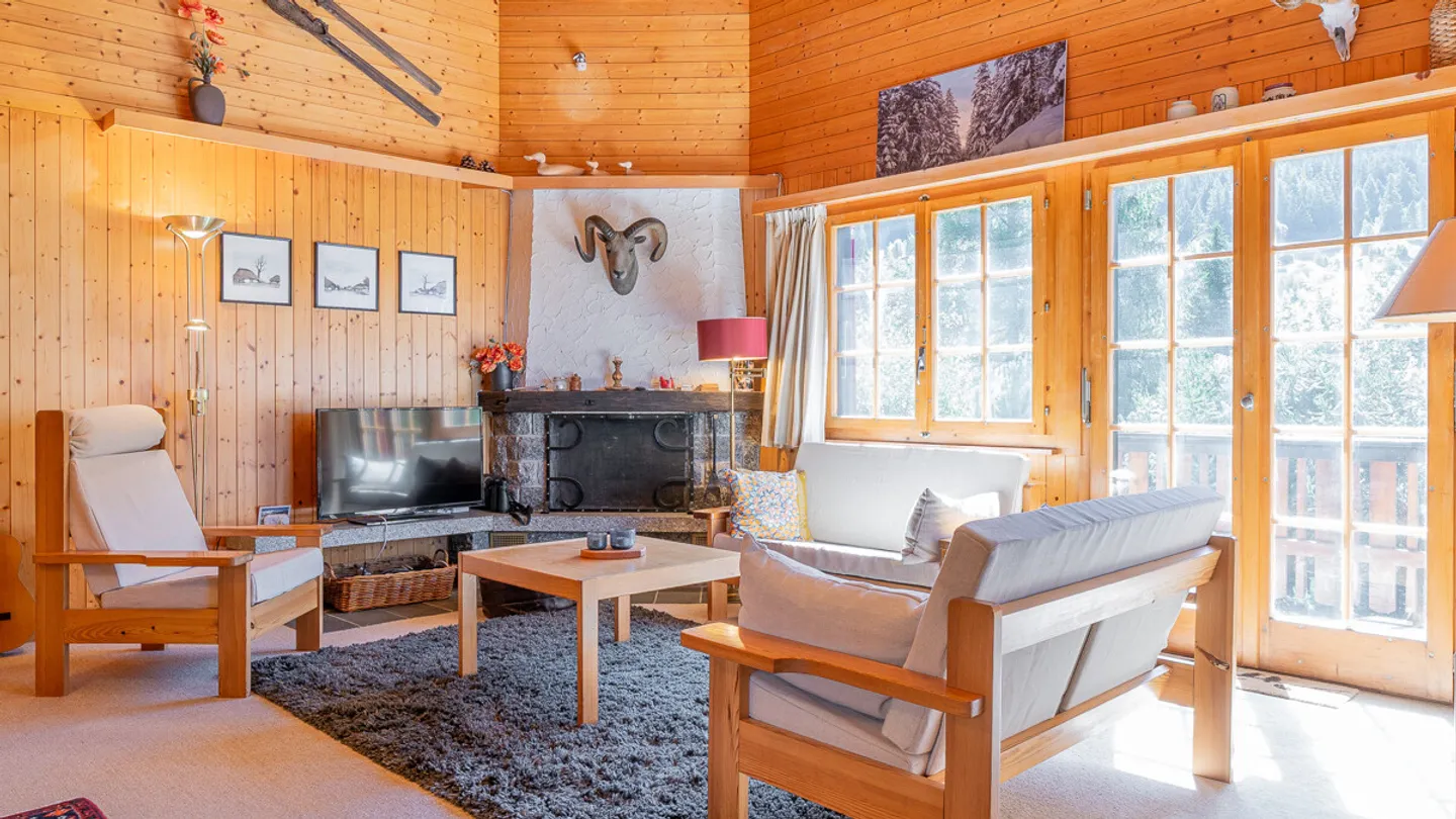 Chalet in Bürchen as a semi-detached house near the ski area - Photo 2 of 13