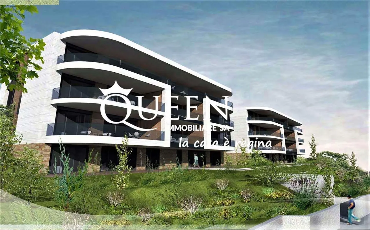 Montagnola-Arasio: new 3.5 apartment, 153 sqm, lake view, spacious - Photo 11 of 13