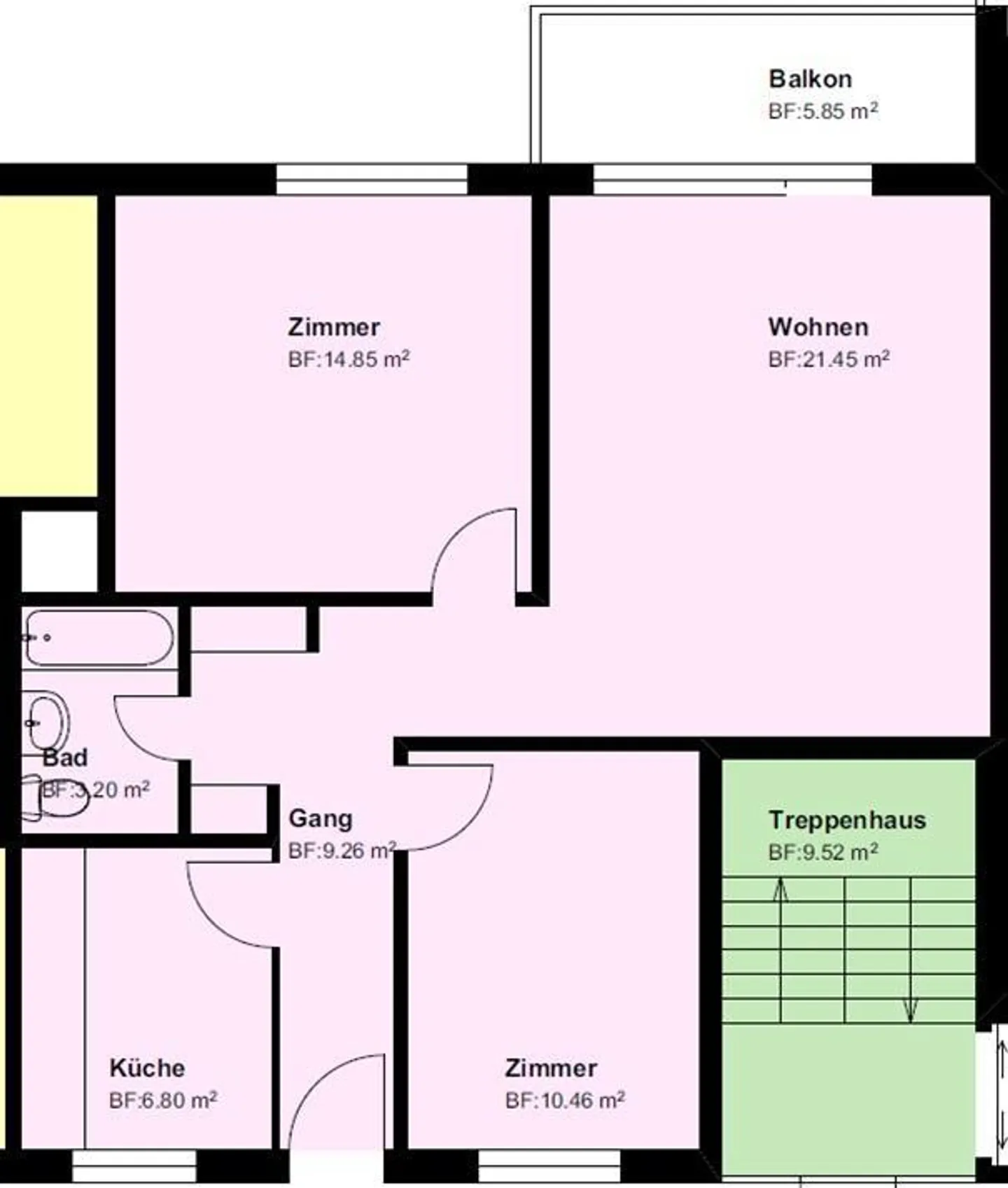 Appartement 3.0 pièces à Uzwil - Photo 2 sur 3