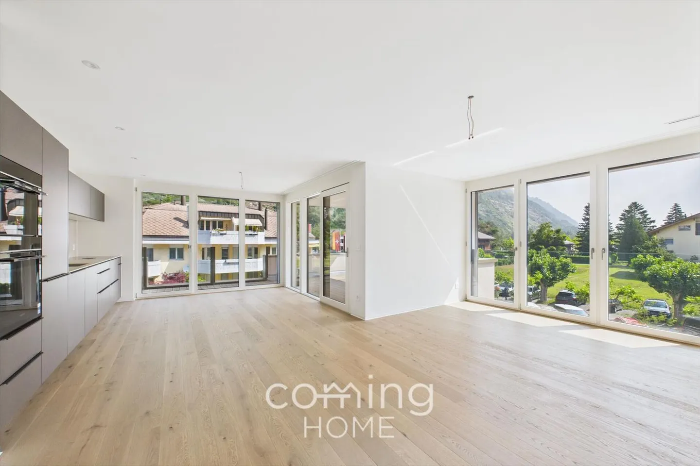 Stilvolle 3.5-Zimmerwohnung mit direktem Alpen-Freizeitgenuss - Foto 3 von 10