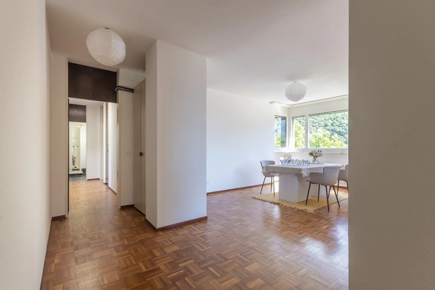Spacious penthouse with fireplace and panoramic terrace in Giubiasco - Photo 12 of 13