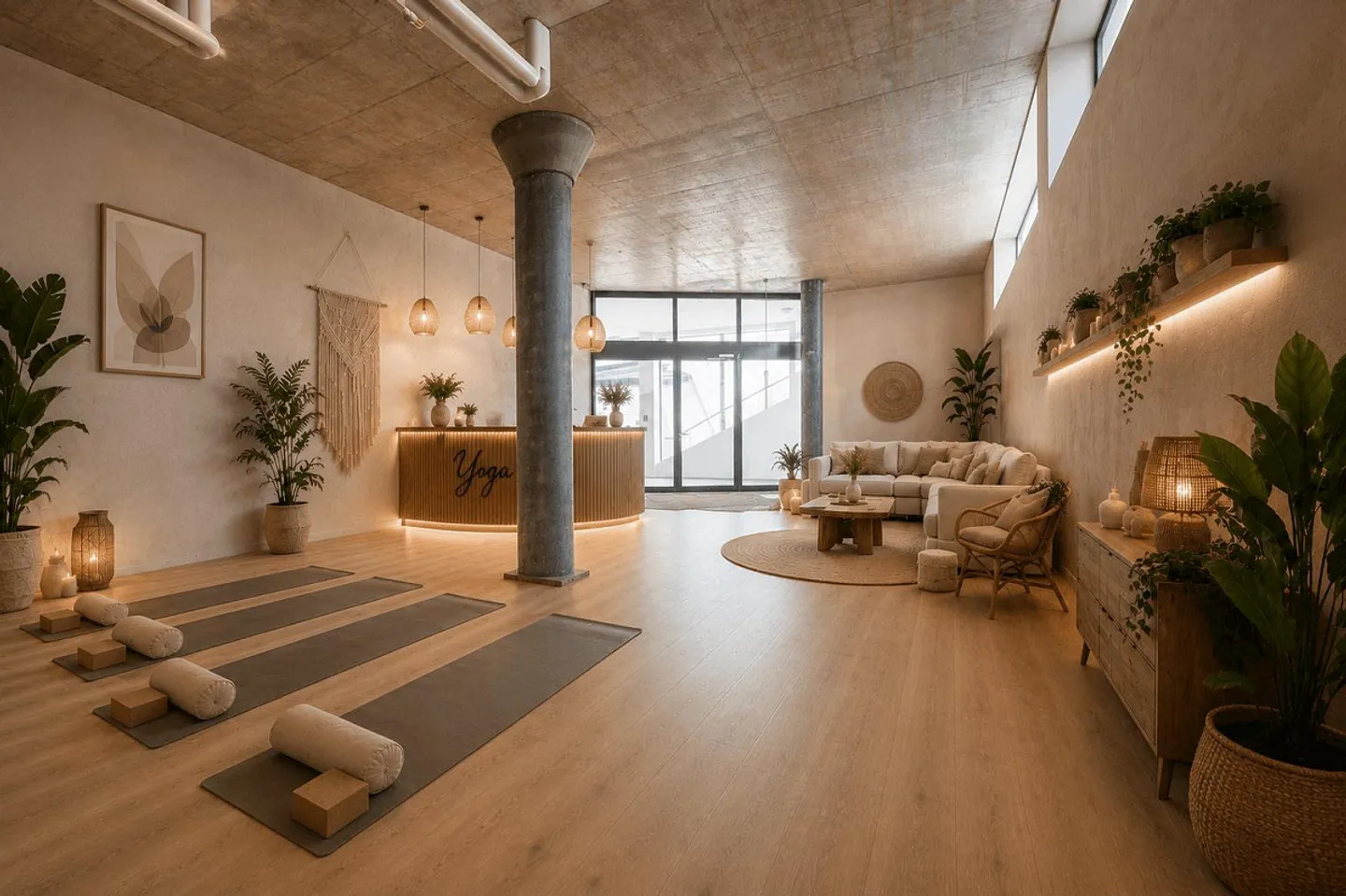 Geräumiges Studio für Wellness & Fitness - Foto 2 von 9