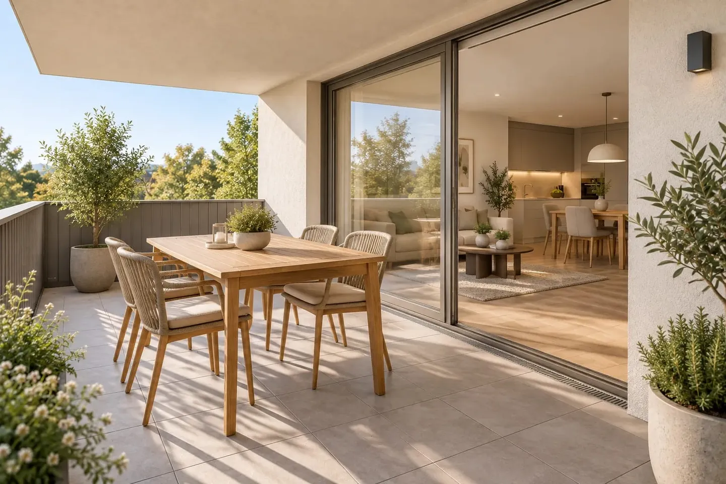 Appartement moderne avec grand balcon - Photo 4 sur 8