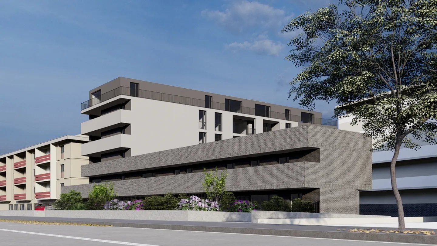 Il Quadrato di Francia: Lotto 15 - 3.5 stanze nuove nel cuore di Sion - Foto 1 di 8