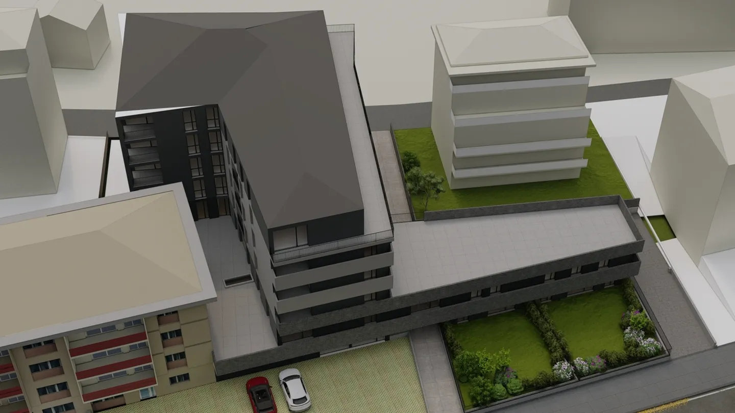 Il Quadrato di Francia: Lotto 15 - 3.5 stanze nuove nel cuore di Sion - Foto 2 di 8