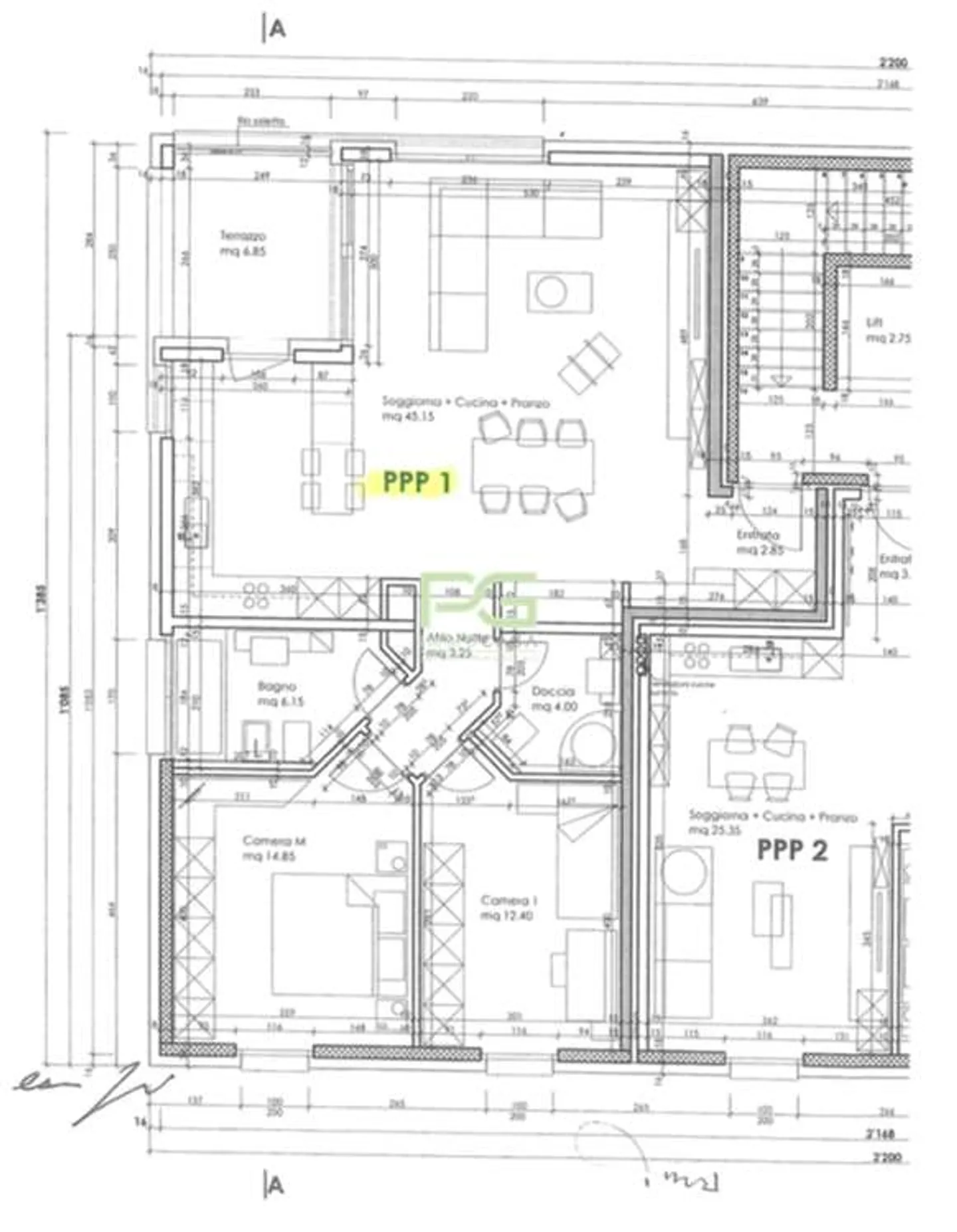 Modernes 3.5-Zimmer-Apartment in Sementina - Foto 11 von 13