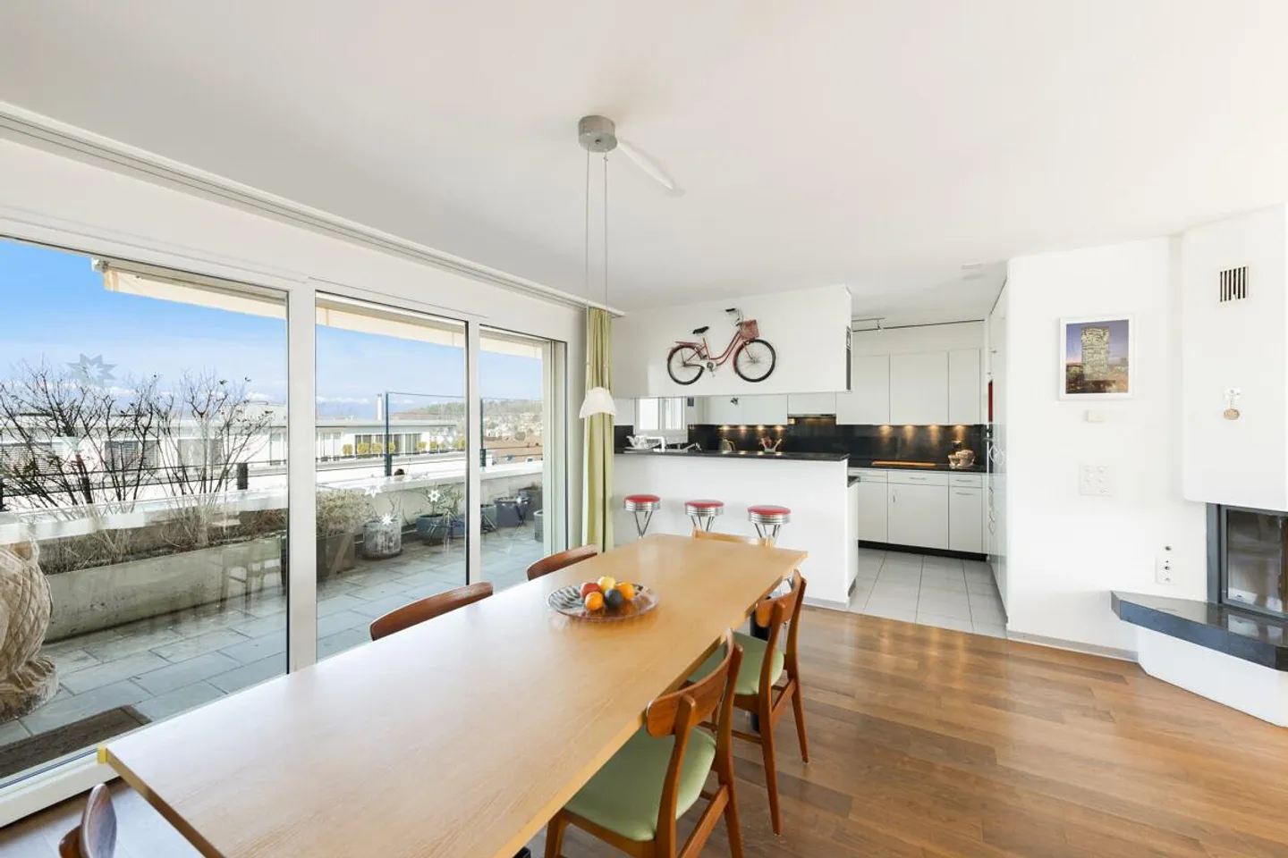 Winterthur Seen: Penthouse apartment with spacious terrace and panoramic view - Photo 1 of 6