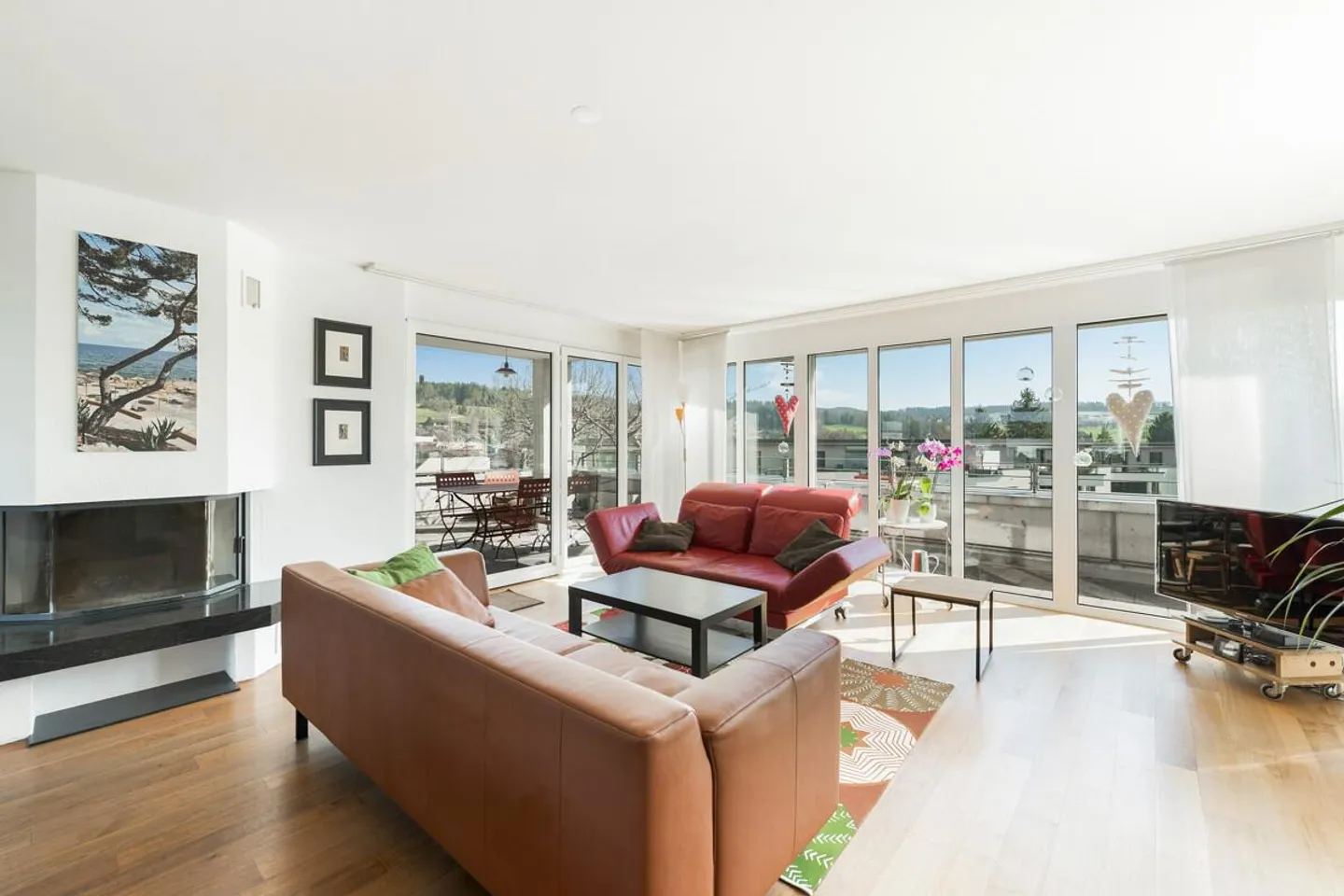 Winterthur Seen: Penthouse apartment with spacious terrace and panoramic view - Photo 2 of 6