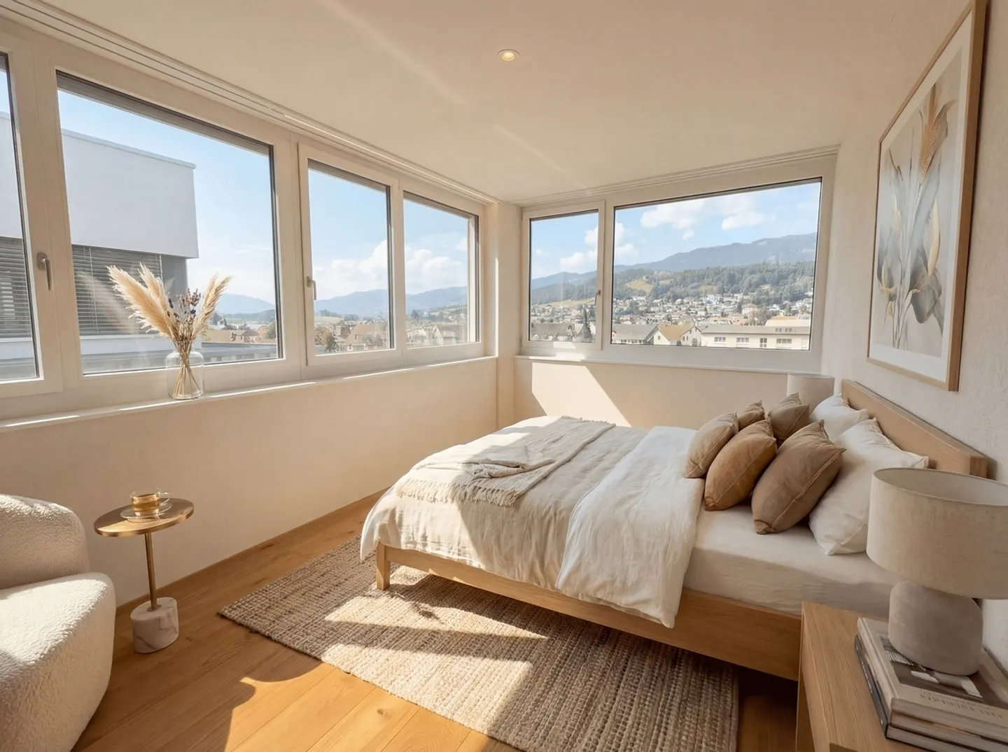 Maison jumelée neuve exclusive de 5,5 pièces avec vue dégagée - Photo 1 sur 9