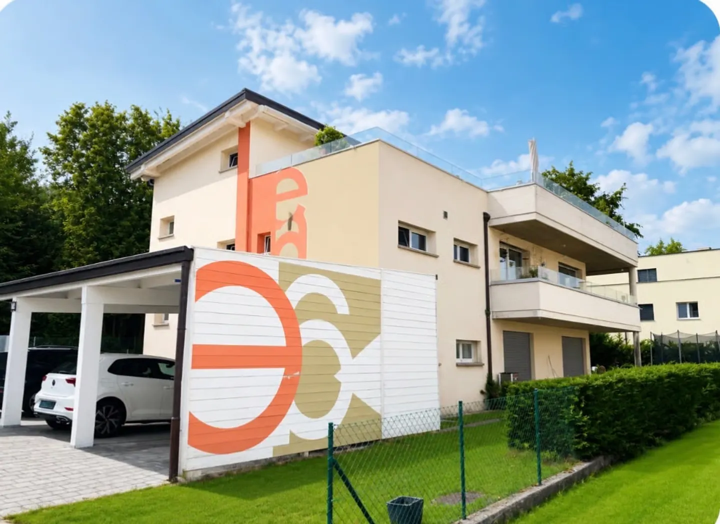 ROSSENS – SPACIOUS 4.5 ROOMS WITH COVERED BALCONY OF 28 M² - Photo 6 of 7
