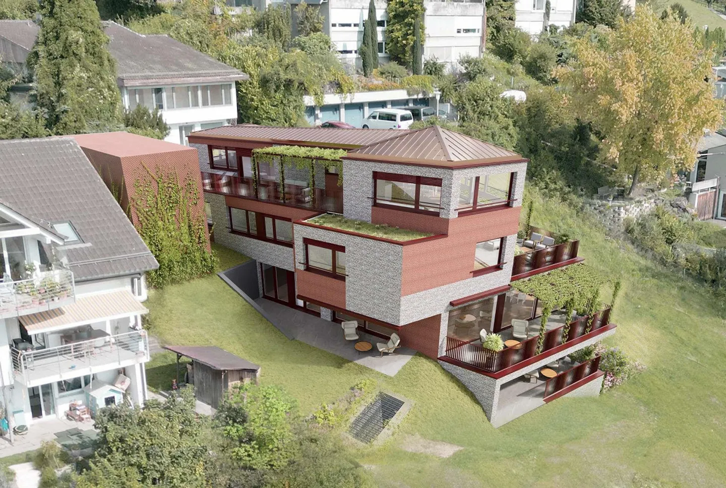 Modern Living over 2 Floors - 3.5-Room Maisonette 'To the Vines', Weiningen - Photo 15 of 17