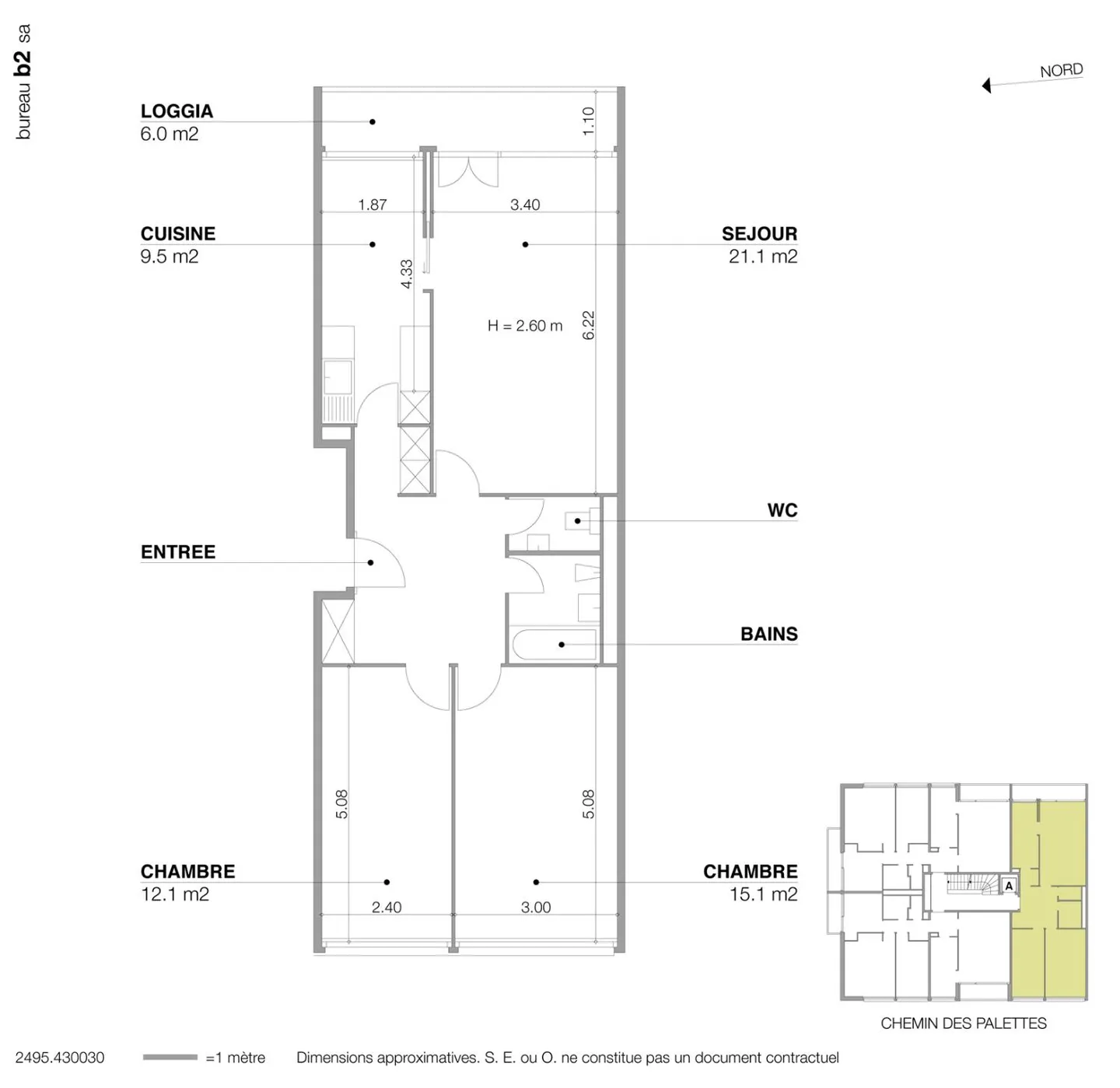 Appartement Charmant avec Loggia - Photo 5 sur 5
