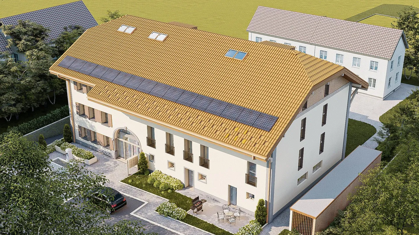 Spazioso appartamento nuovo 3.5 locali con terrazza e fascino autentico - Foto 3 di 4