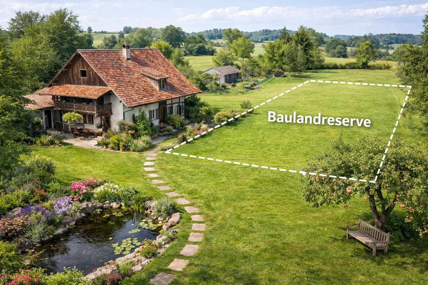 NOUS CHERCHONS UN TERRAIN À BÂTIR - Terrain trop grand ? Vendez la réserve de terrain au lieu de l'entretenir - Photo 1 sur 3