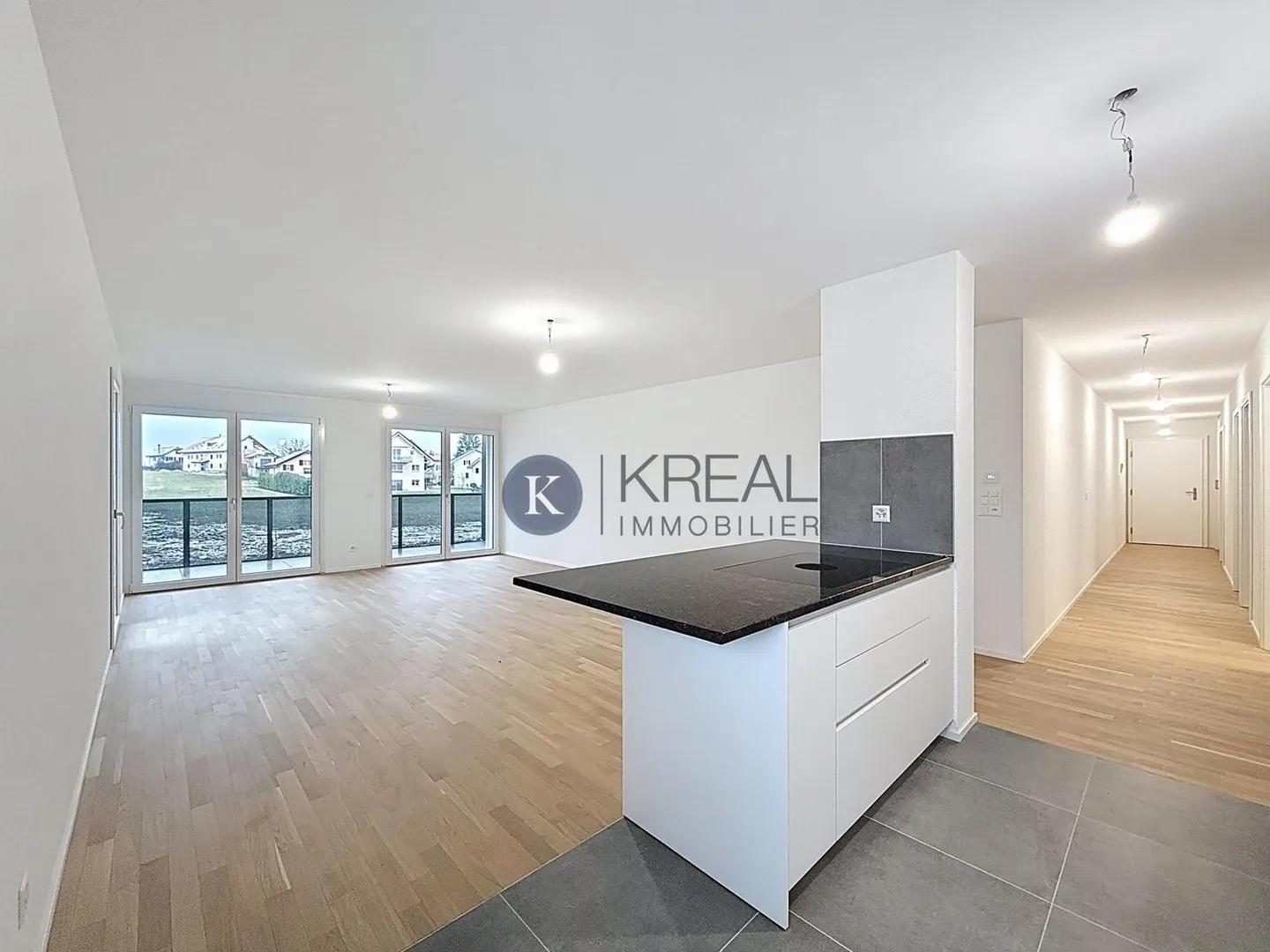 Leben Sie den Komfort des Neuen? 4.5-Zimmer-Wohnung mit Balkon und Elternschlafzimmer - Photo 2 of 11