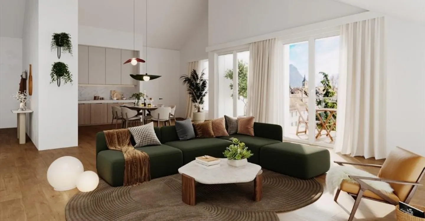 Lot A2 - Nuovo appartamento di 3,5 locali al 1° piano con vista panoramica sul lago - In vendita a Villeneuve - Foto 4 di 9