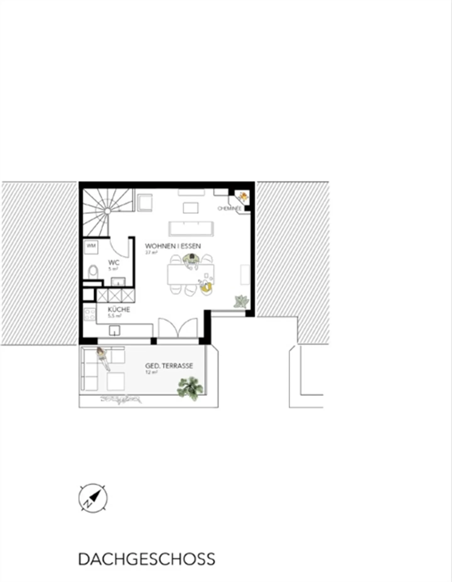 4.5 Room Maisonette, with Hobby Room - Own Laundry Room - Photo 11 of 11