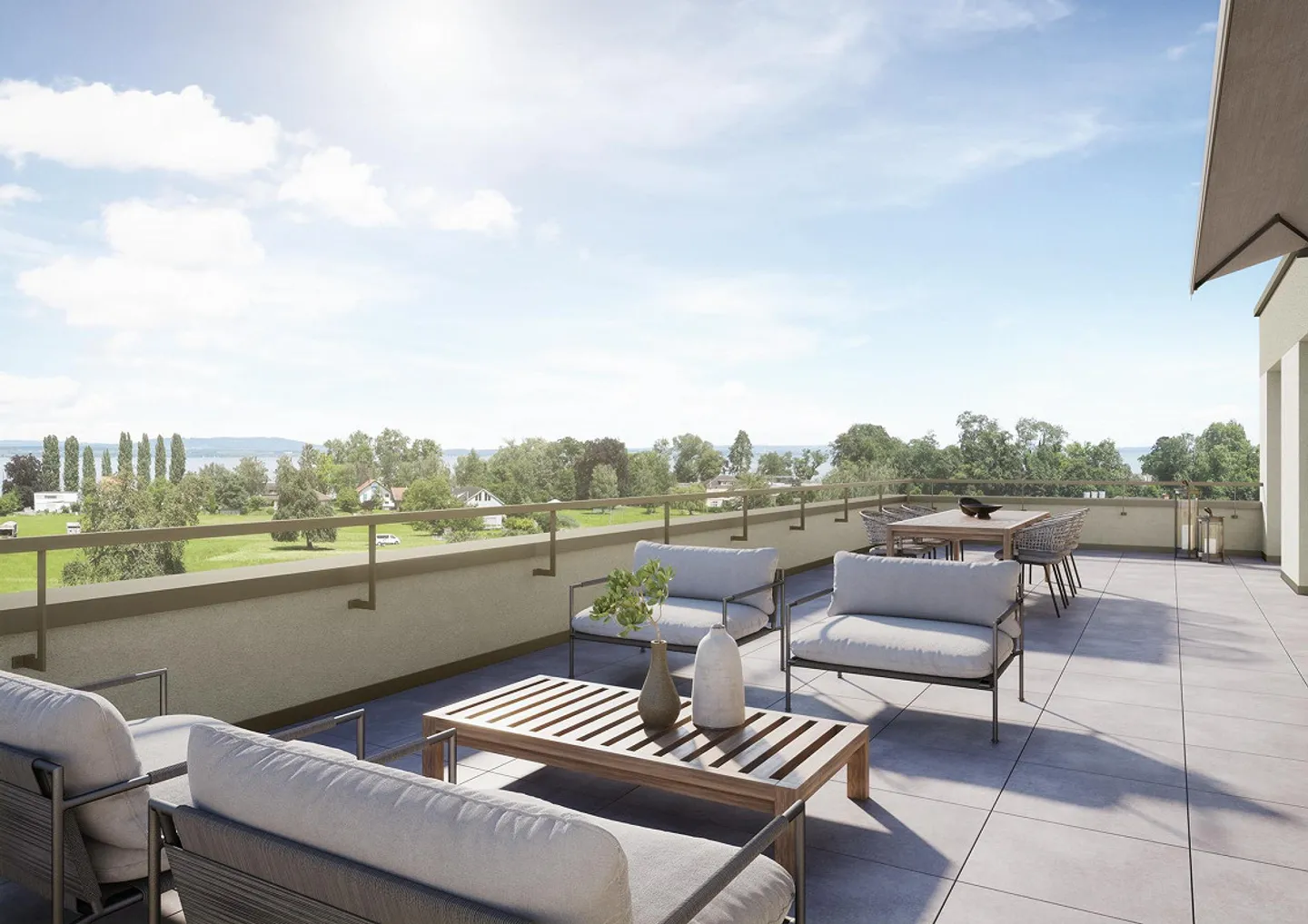 Votre retraite au-dessus des toits - avec une vue imprenable sur le lac - Photo 3 sur 9