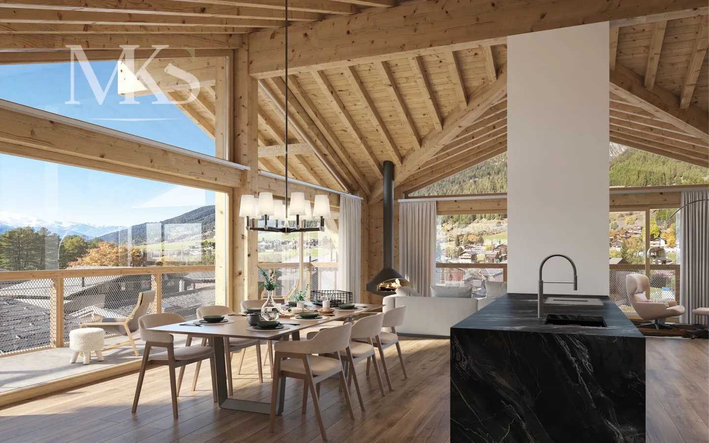 Exklusives Einfamilienhaus in Reckingen - Wohnen, wo das Goms am schönsten ist - Foto 3 von 20