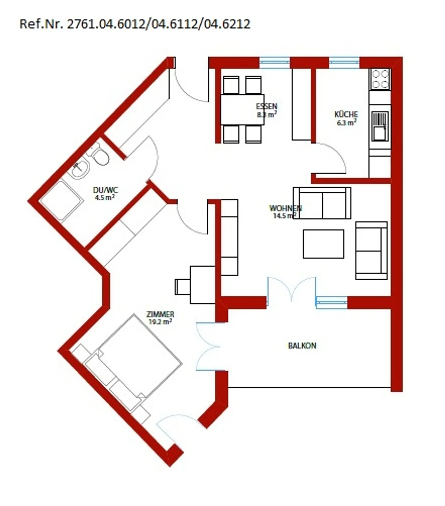 Apartment for rent - Photo 9 of 9