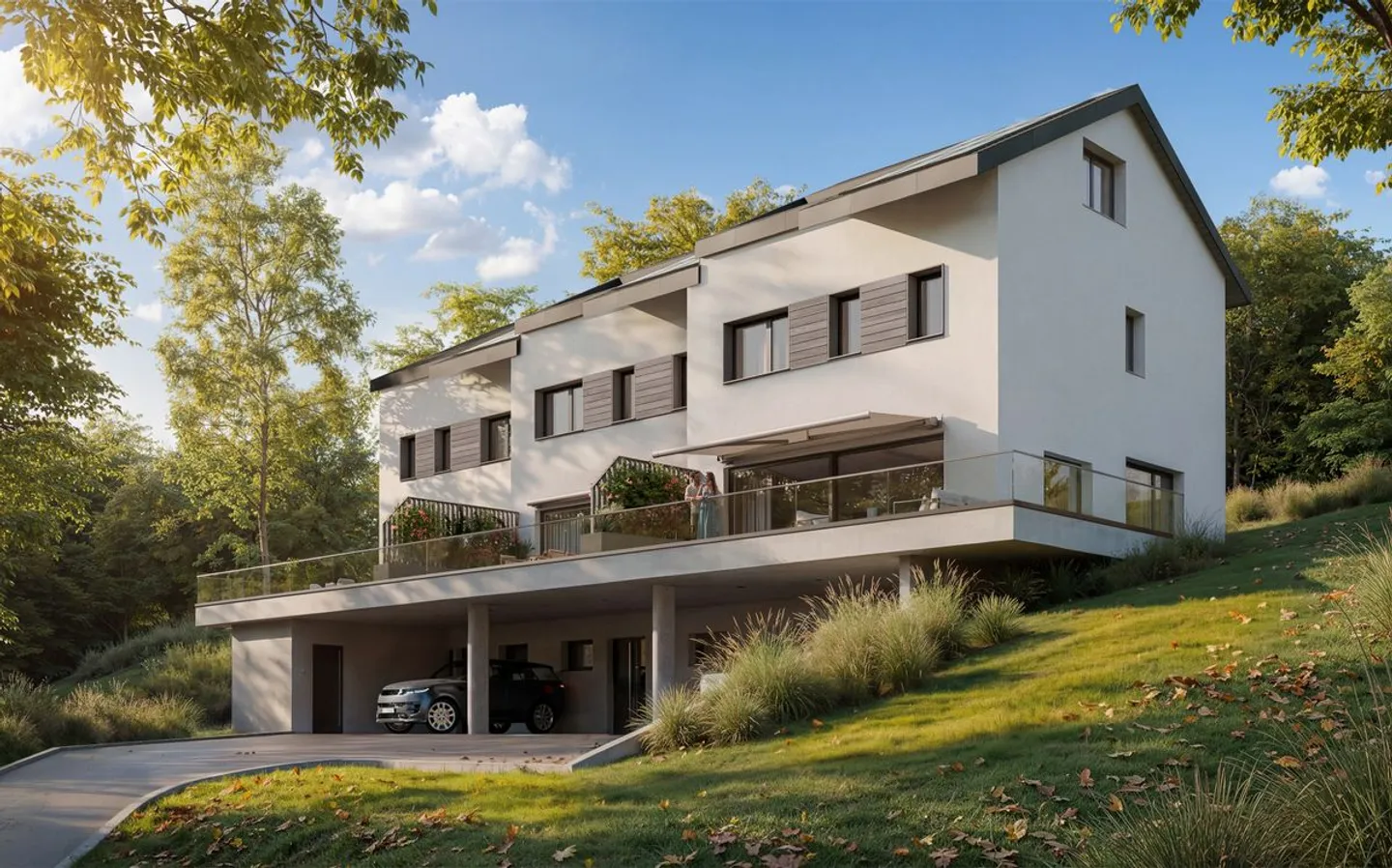 Zeitgenössische Villa mit Seeblick - Foto 3 von 11
