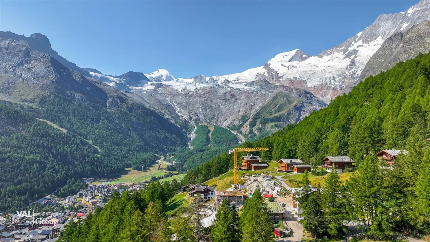 Beaux terrains à bâtir avec vue grandiose à Saas-Fee - Photo 1 sur 7