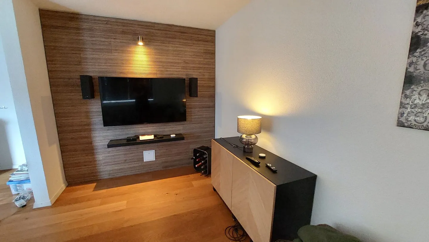 Furnished 2.5-room apartment in Amden: Dream mountain view, private E-parking space & large attic (permanent second residence) - Photo 6 of 12