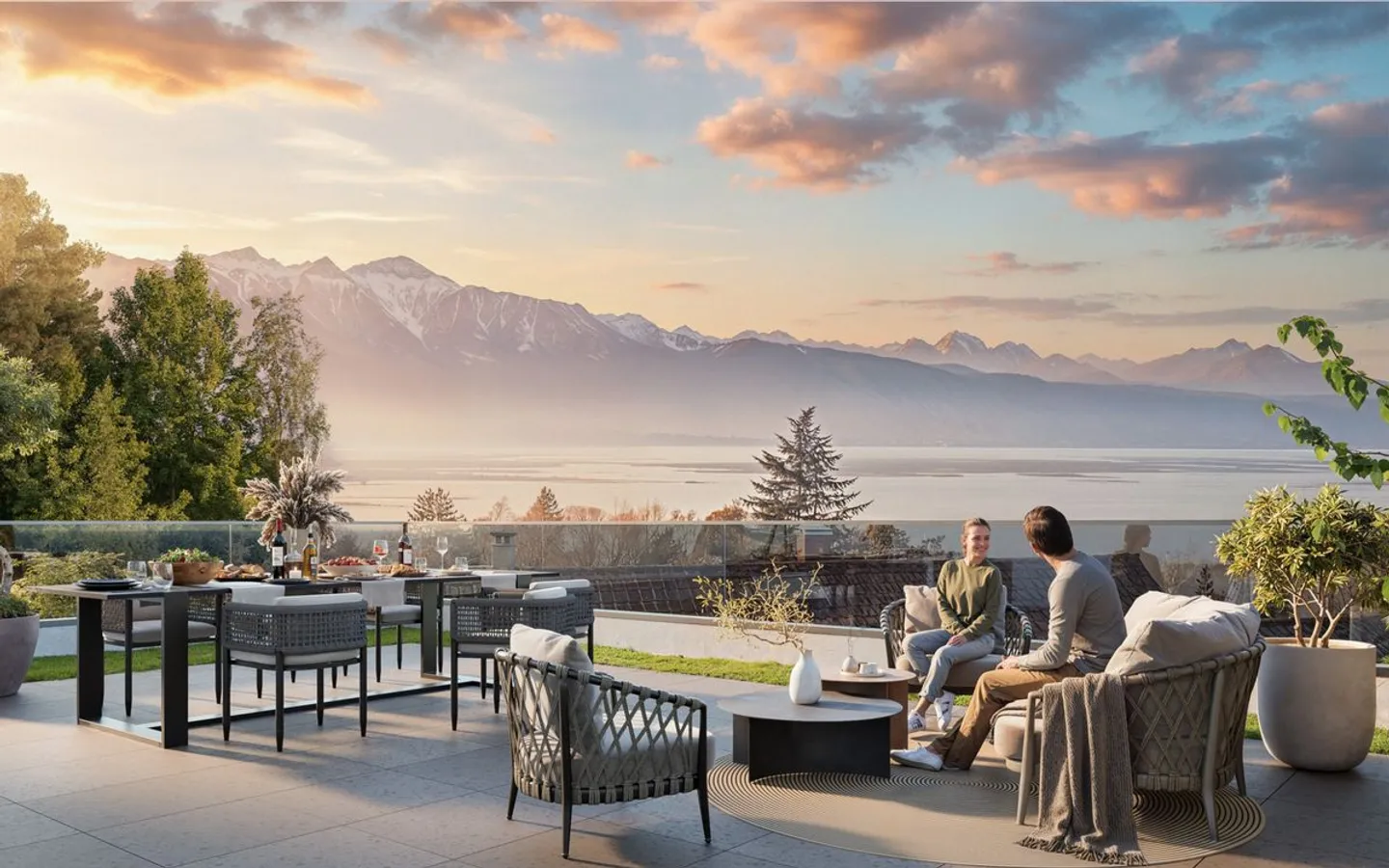 Zeitgenössische Villa mit Seeblick - Foto 12 von 13