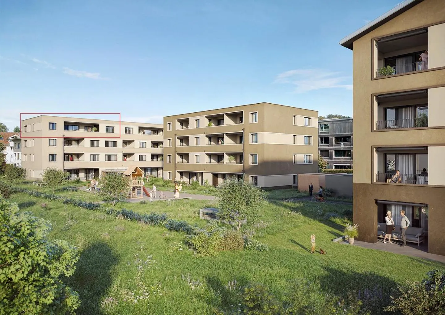 Appartamento 5.5 locali con vista a Inwil (nuova costruzione) - Foto 7 di 10