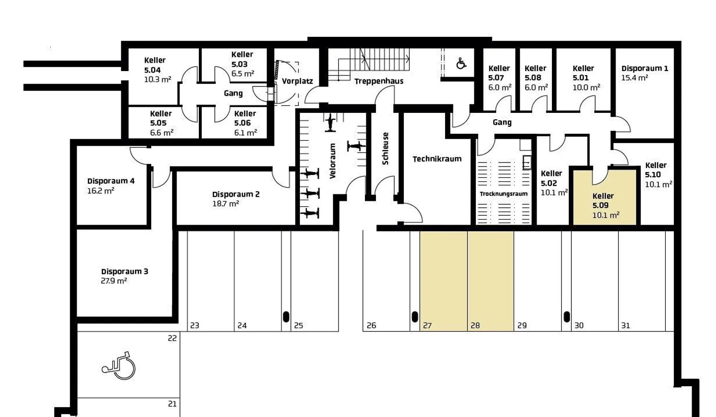 Appartamento 5.5 locali con vista a Inwil (nuova costruzione) - Foto 8 di 10