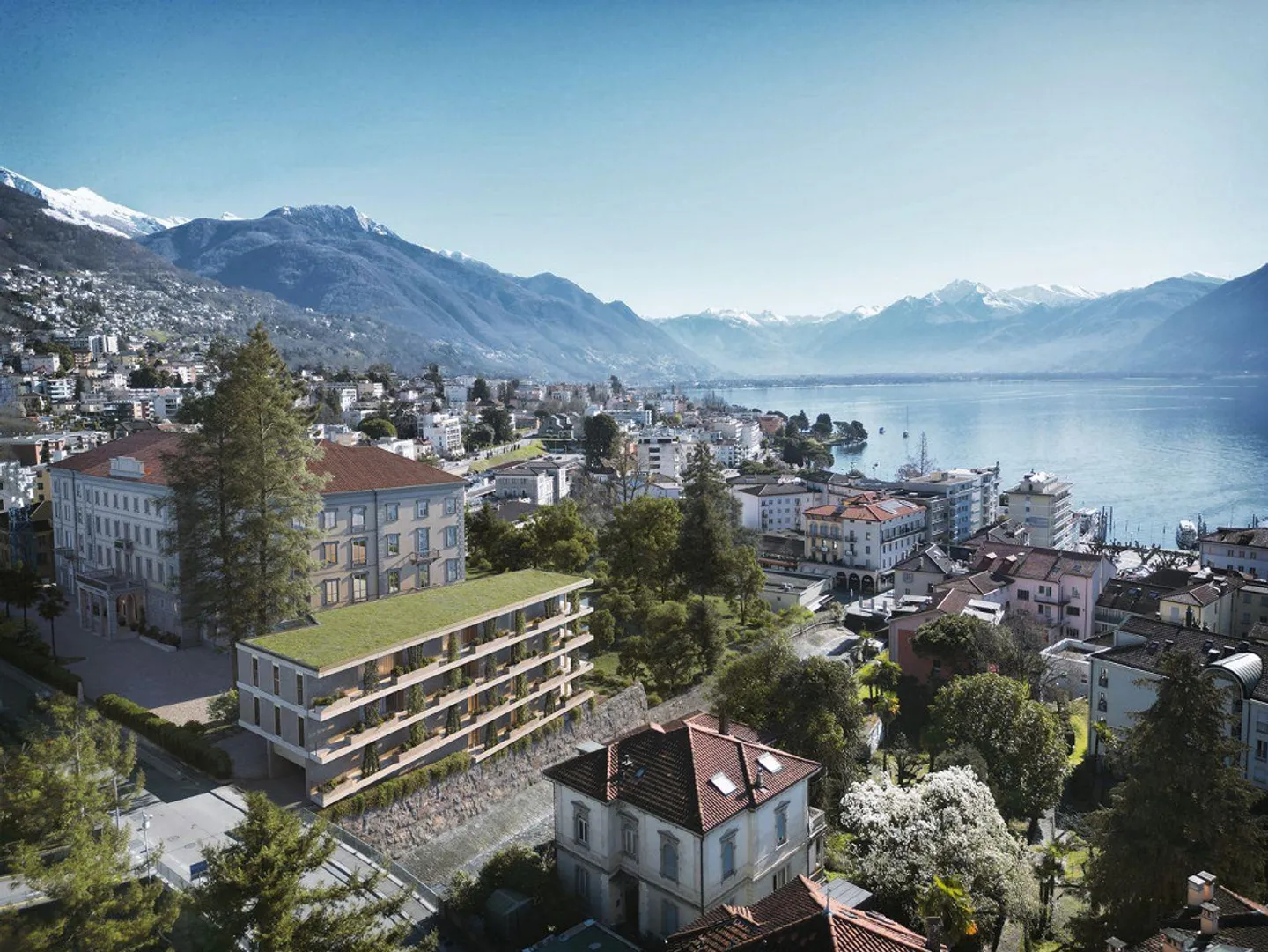 Luxuriöse Attikawohnung in Locarno - Foto 1 von 15