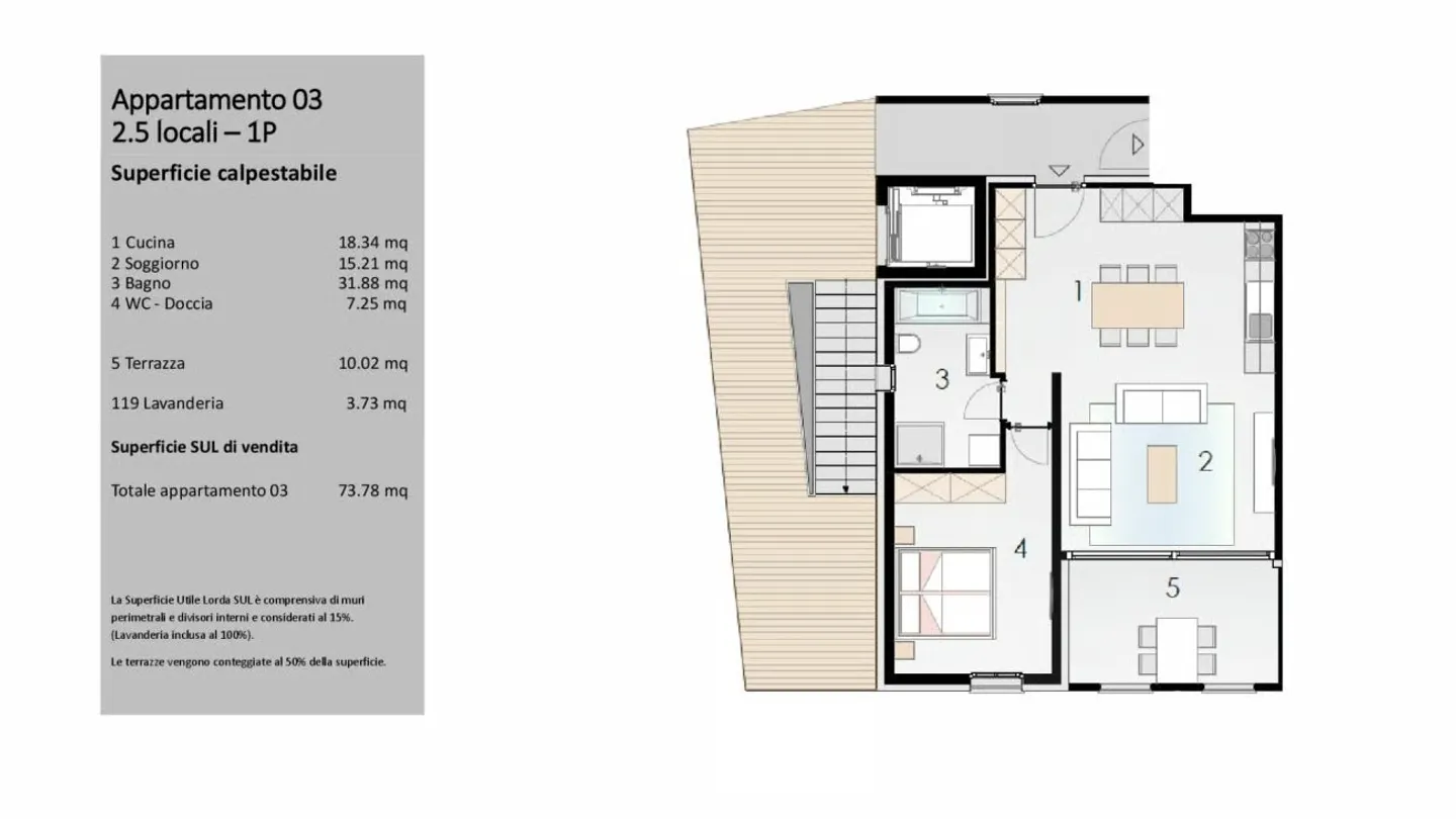 2.5-ROOM APARTMENTS IN THE CENTER - Photo 7 of 9