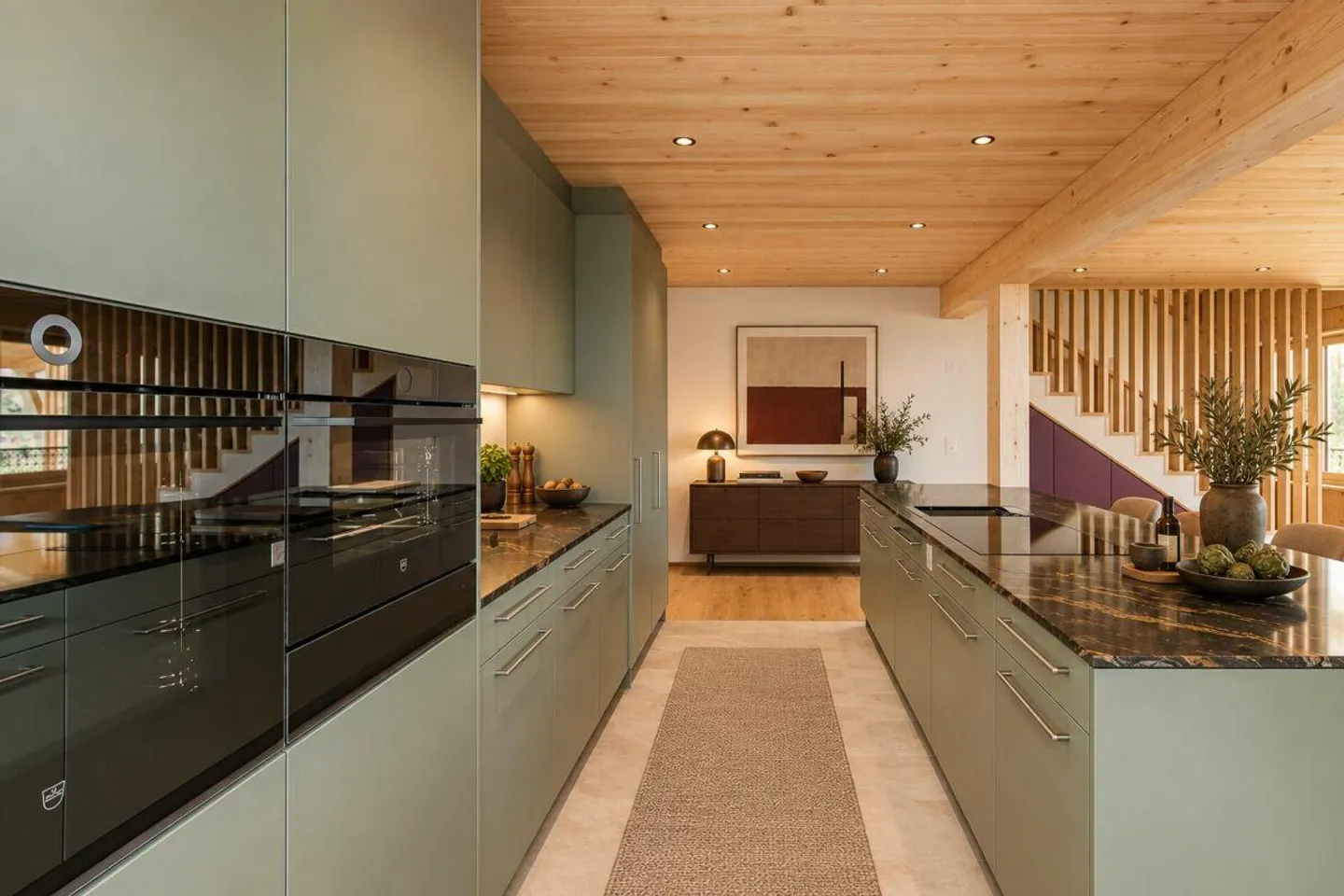 La Loge au-dessus du lac de Constance - Maisonette de 5,5 pièces en bois massif... - Photo 6 sur 16